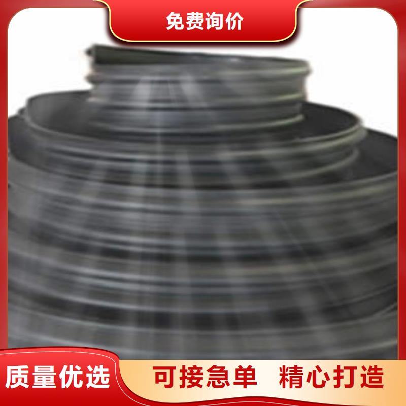 PE钢带增强螺旋波纹管 PE塑钢缠绕管符合标准