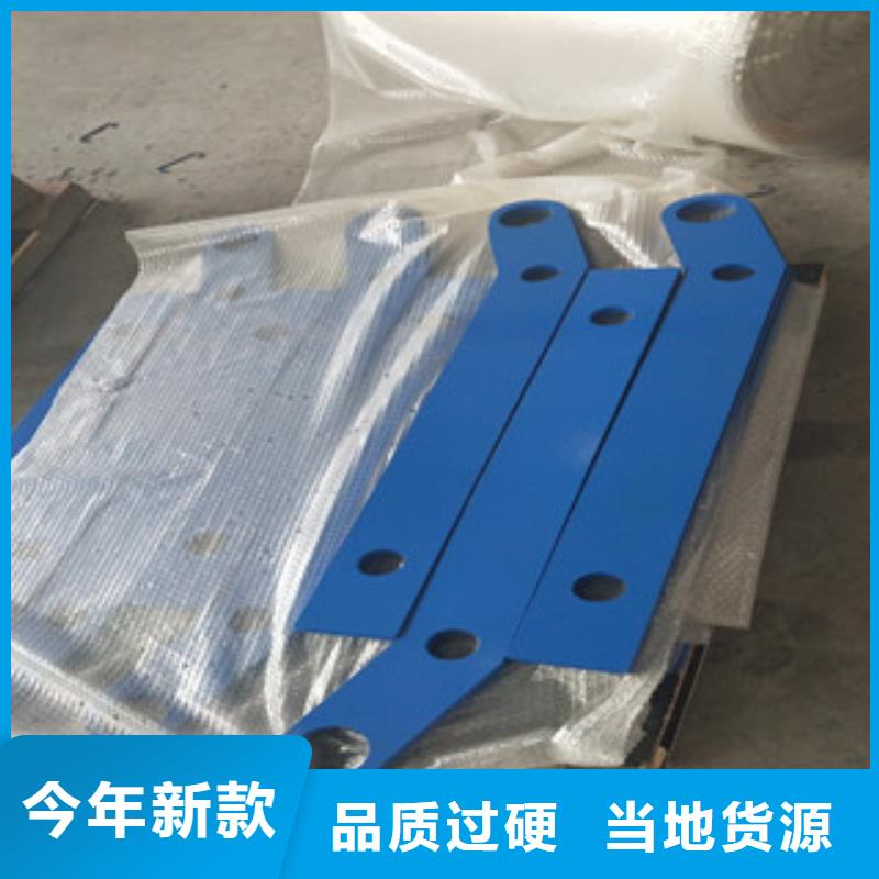 防撞立柱桥梁不锈钢复合管护栏价格透明