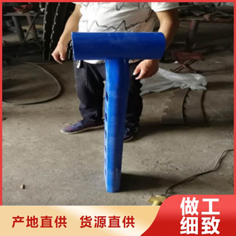 防撞立柱桥梁不锈钢复合管护栏价格透明
