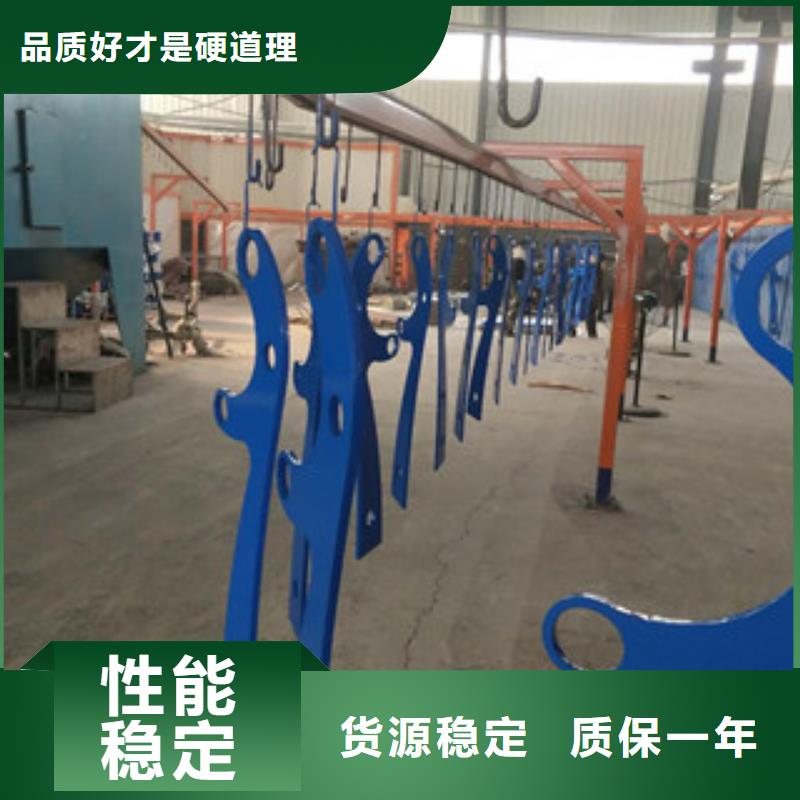 防撞立柱桥梁不锈钢复合管护栏价格透明