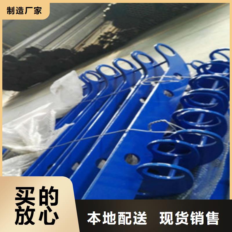 防撞立柱桥梁不锈钢复合管护栏价格透明