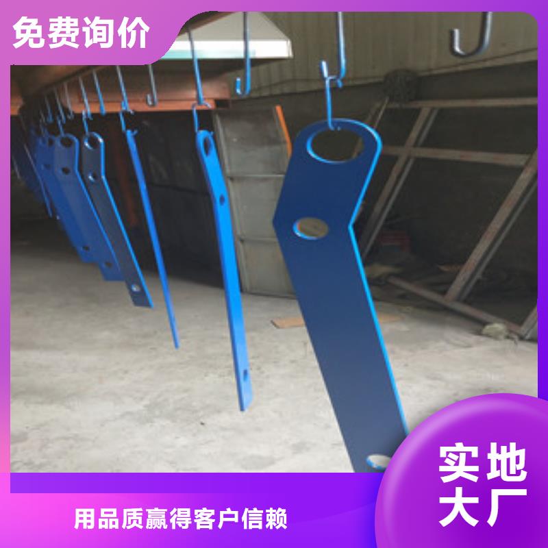 防撞立柱桥梁不锈钢复合管护栏价格透明