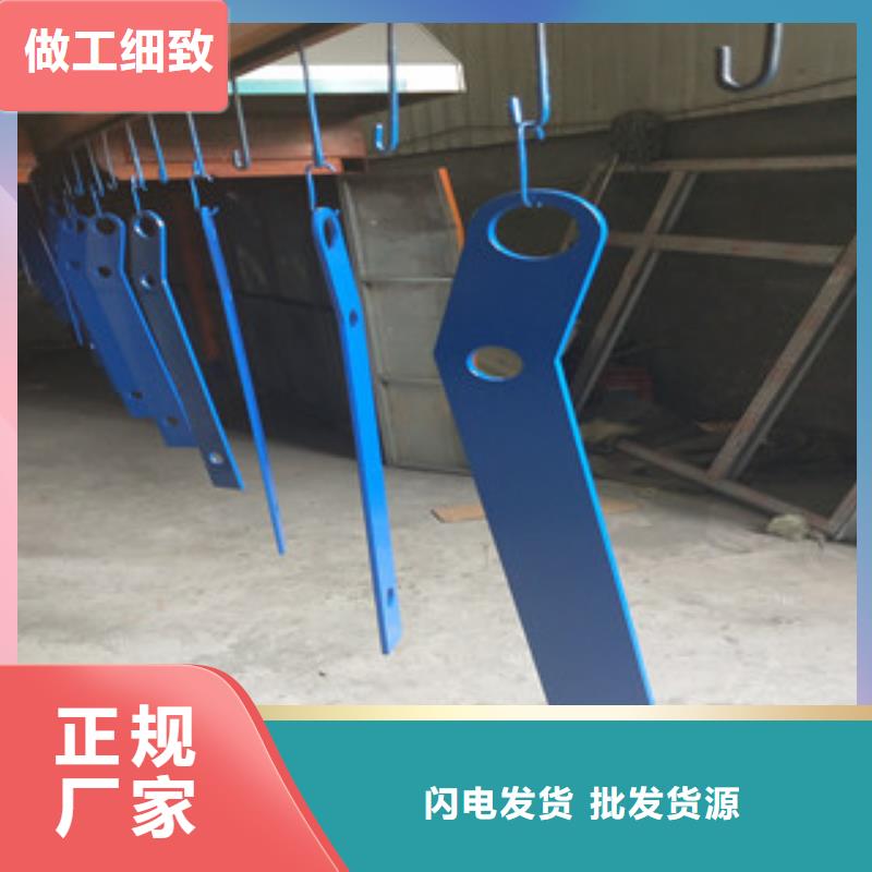 防撞立柱桥梁不锈钢复合管护栏价格透明