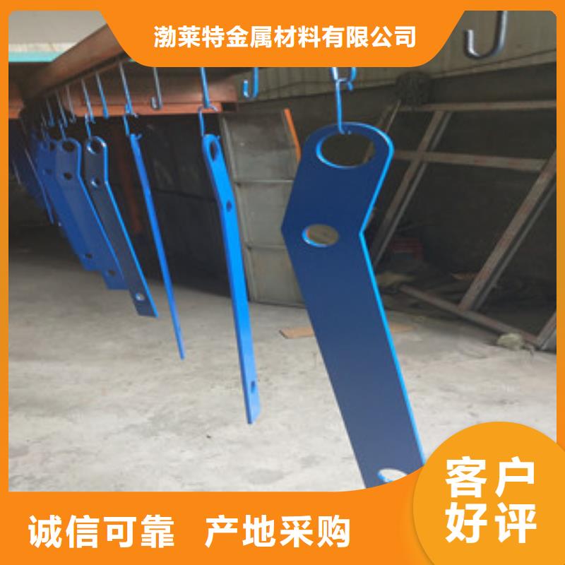 防撞立柱桥梁不锈钢复合管护栏价格透明