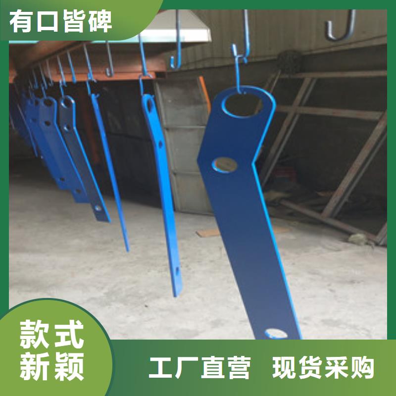 防撞立柱桥梁不锈钢复合管护栏价格透明