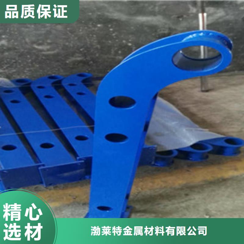 防撞立柱桥梁不锈钢复合管护栏价格透明