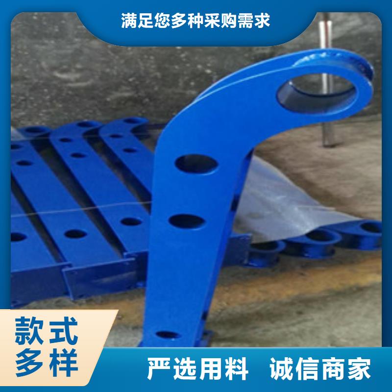 防撞立柱桥梁不锈钢复合管护栏价格透明