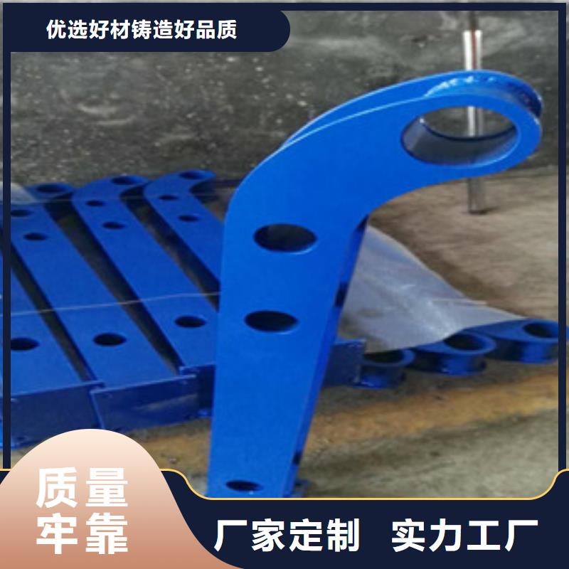 防撞立柱桥梁不锈钢复合管护栏价格透明