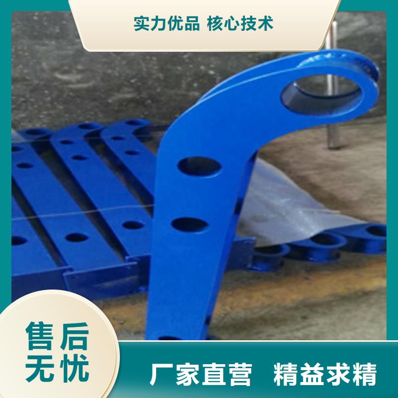 防撞立柱桥梁不锈钢复合管护栏价格透明