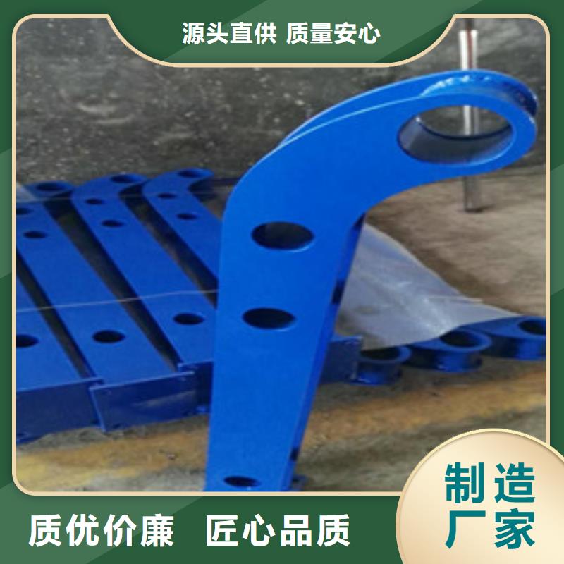 防撞立柱桥梁不锈钢复合管护栏价格透明