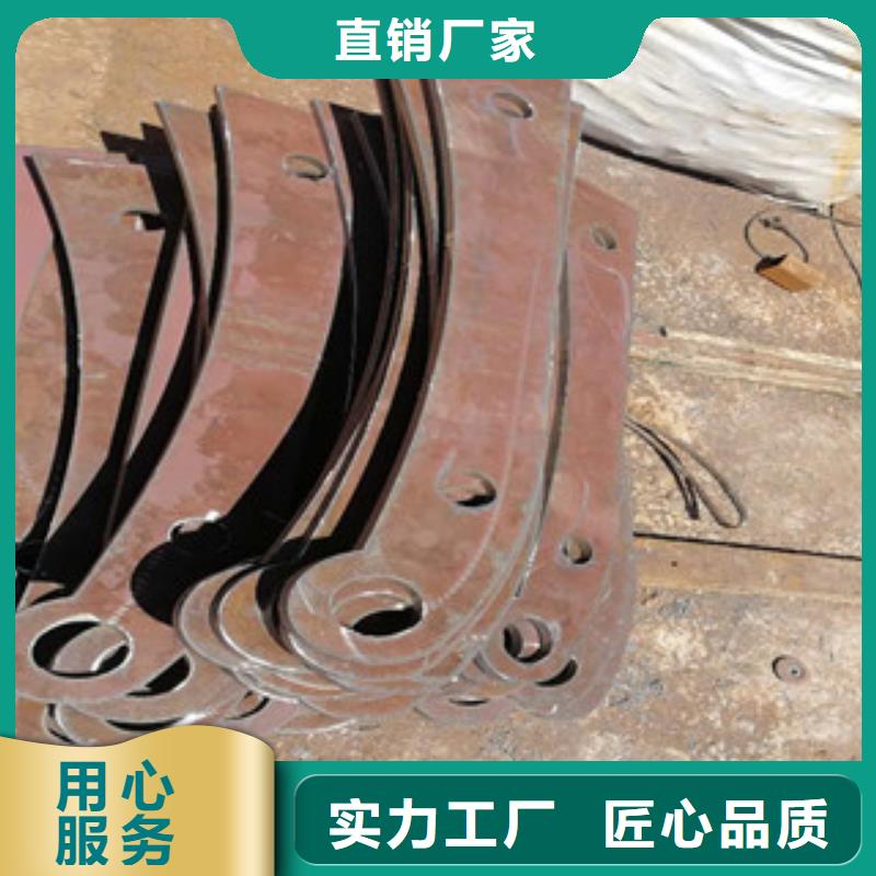 防撞立柱桥梁不锈钢复合管护栏价格透明