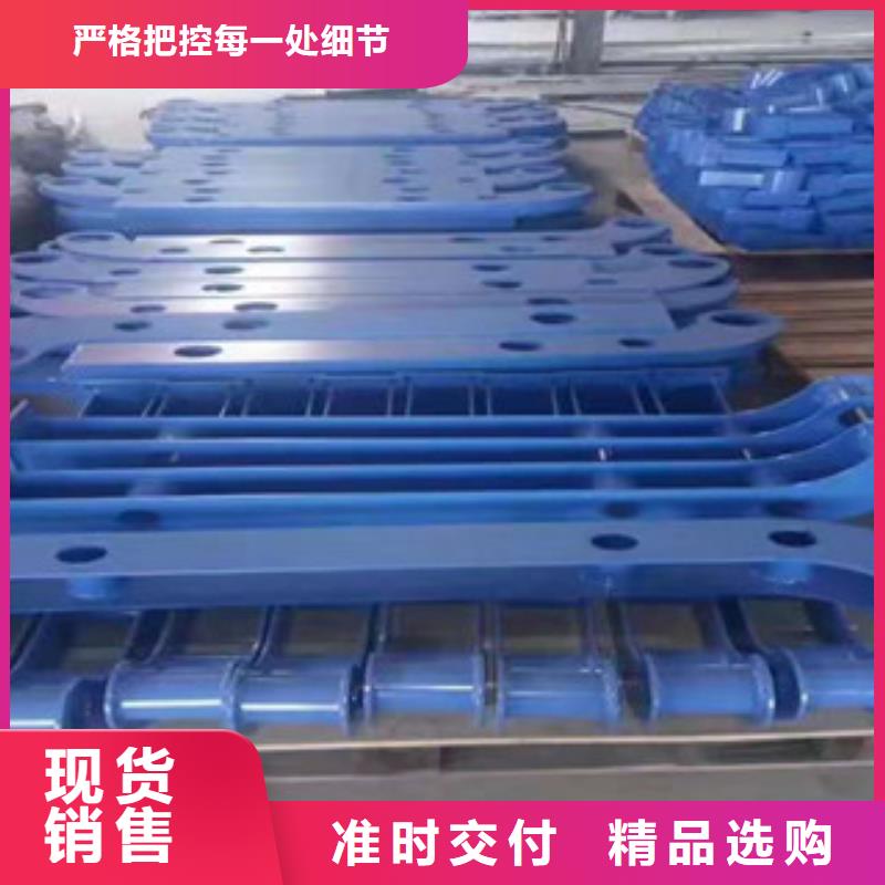防撞立柱桥梁不锈钢复合管护栏价格透明