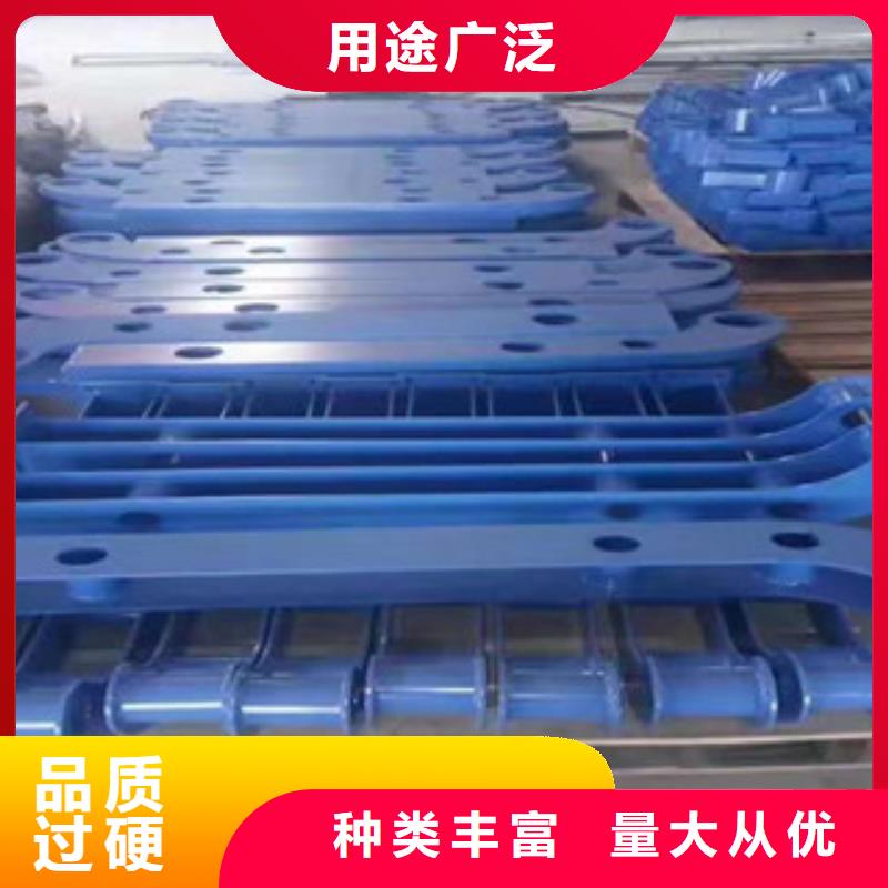 防撞立柱桥梁不锈钢复合管护栏价格透明