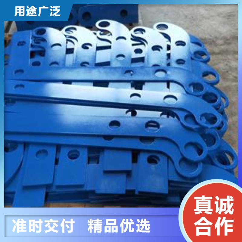 不锈钢桥梁防撞护栏河道景观灯光护栏不锈钢复合管厂家拥有先进的设备