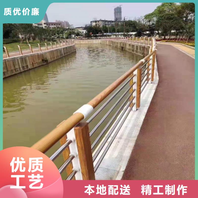不锈钢桥梁防撞护栏河道景观灯光护栏不锈钢复合管厂家拥有先进的设备