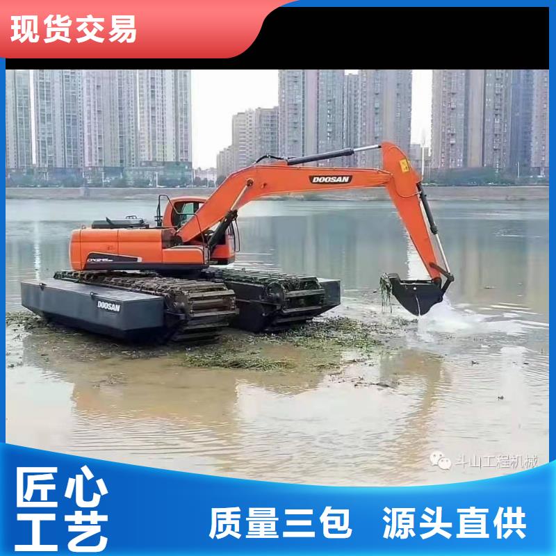 水上挖掘机出租,浮船挖机出租专业团队
