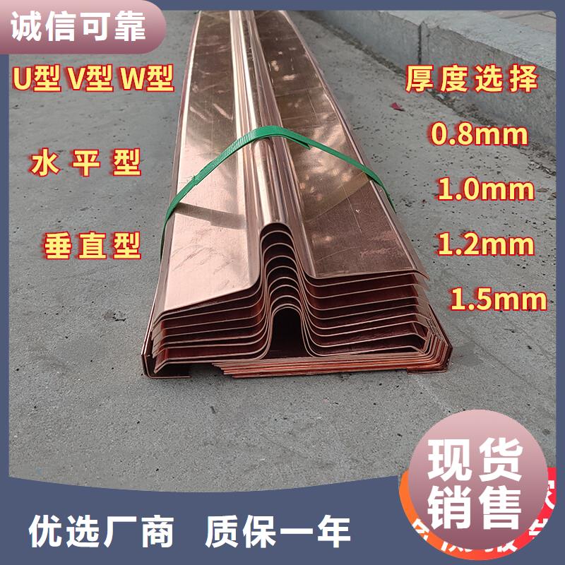 紫铜止水板来厂考察