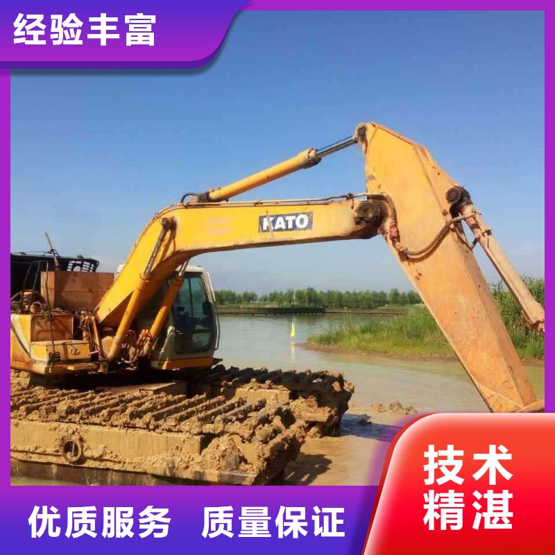 山东水陆挖掘机出租价格