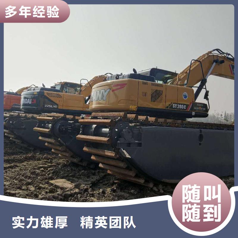 水陆挖掘机租赁厂家规格齐全