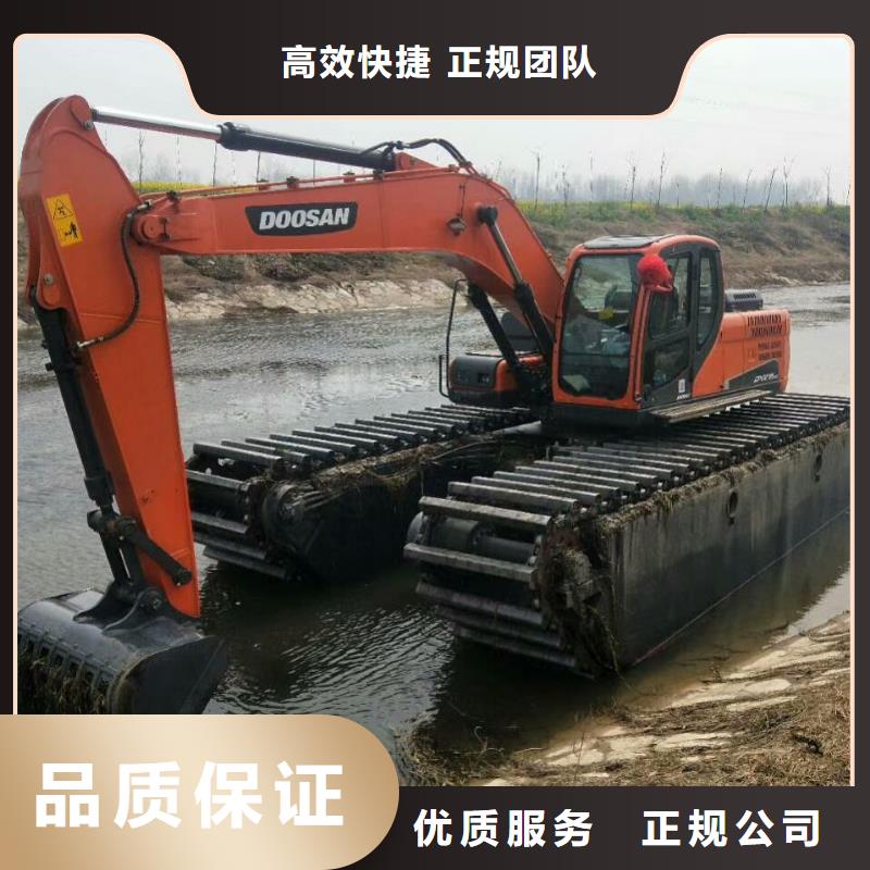 山东水陆挖掘机出租厂家直发