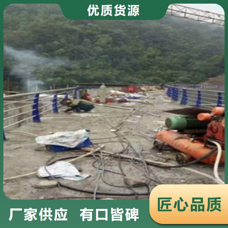 桥梁防撞支架不锈钢复合管护栏批发价格真材实料
