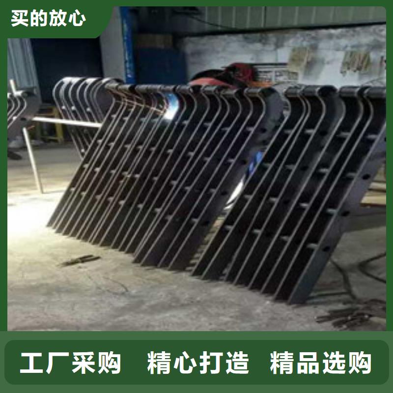 桥梁护栏立柱 不锈钢碳塑钢复合管栏杆性价比高