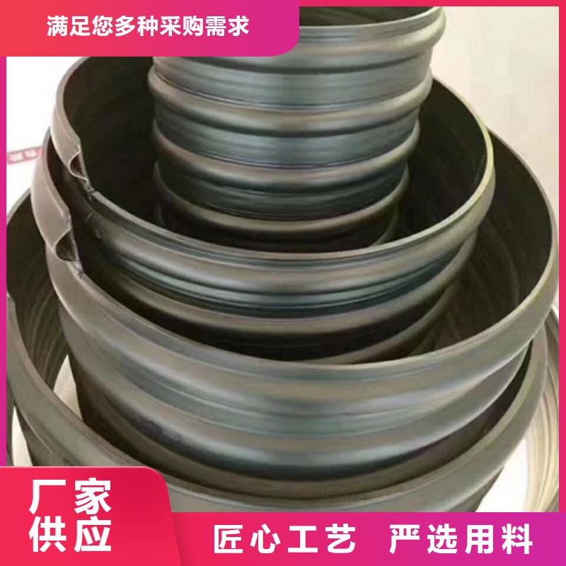 HDPE聚乙烯钢带增强缠绕管HDPE钢带管自有厂家