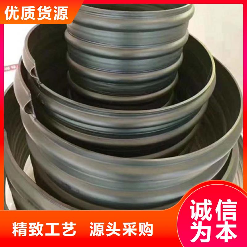 HDPE聚乙烯钢带增强缠绕管HDPE钢带管自有厂家