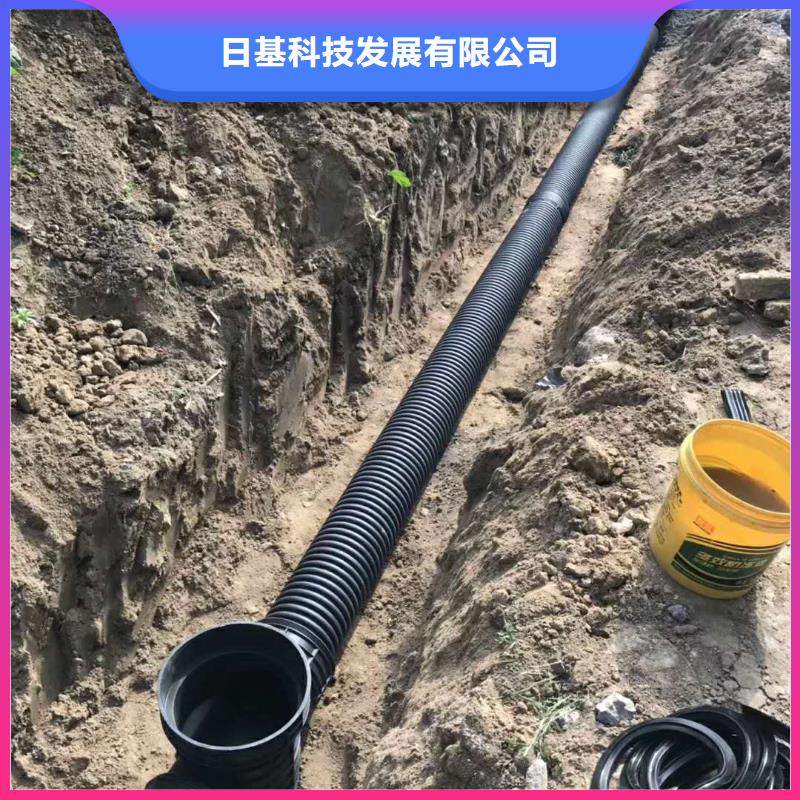 HDPE双壁波纹管PE波纹管库存齐全厂家直供